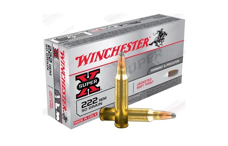 CARTOUCHES 222REM SOFT POINT 50GR WINCHESTER