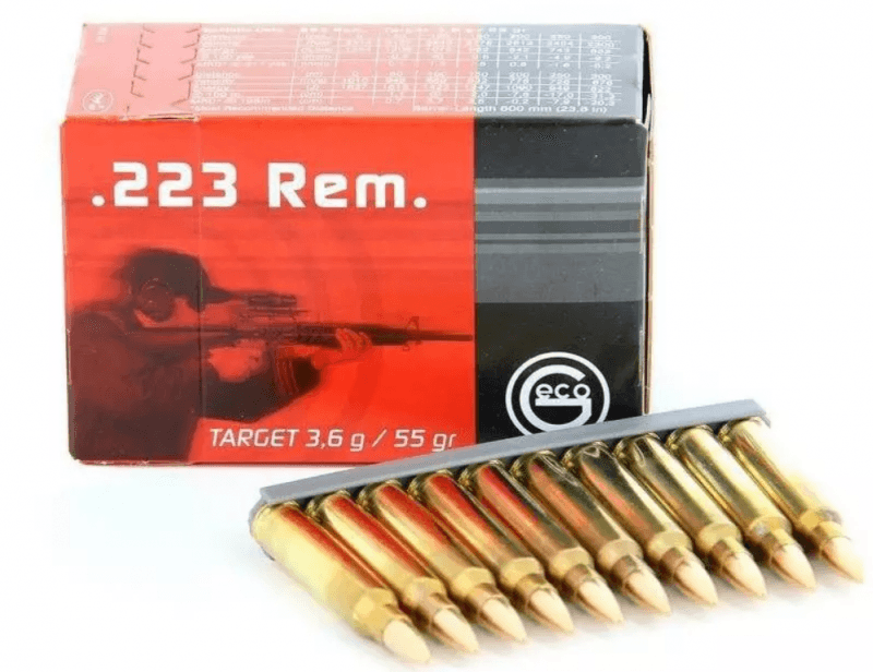 CARTOUCHES 223 rem geco 55gr