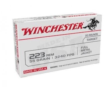 CARTOUCHES 223REM 55 GR WINCHESTER