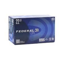 CARTOUCHES 22LR LRN 40GR FEDERAL X800