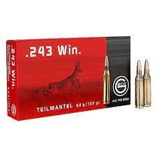 CARTOUCHES 243WIN 105GR GECO