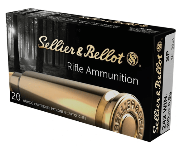 CARTOUCHES 243WIN SP 100GR SELLIER&BELLOT
