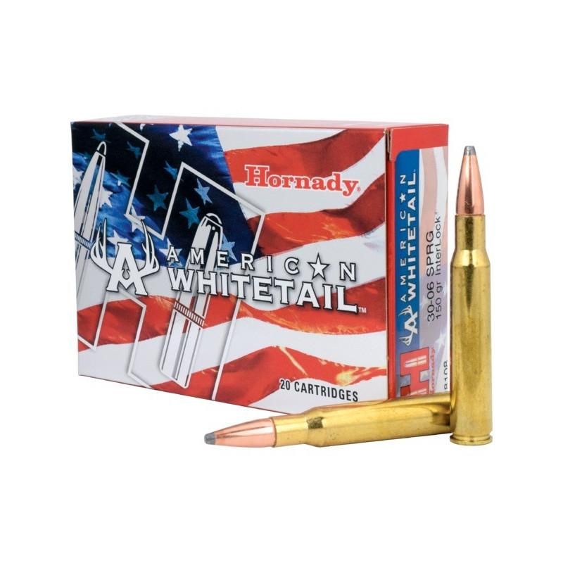 CARTOUCHES 30.06 INTERLOCK 150GR HORNADY