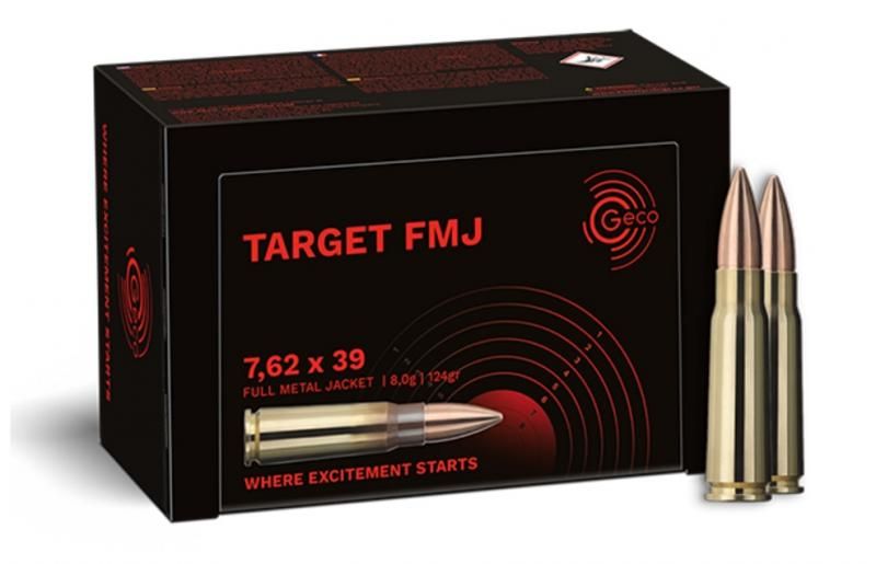 CARTOUCHES 7.62X39 GECO 124GR