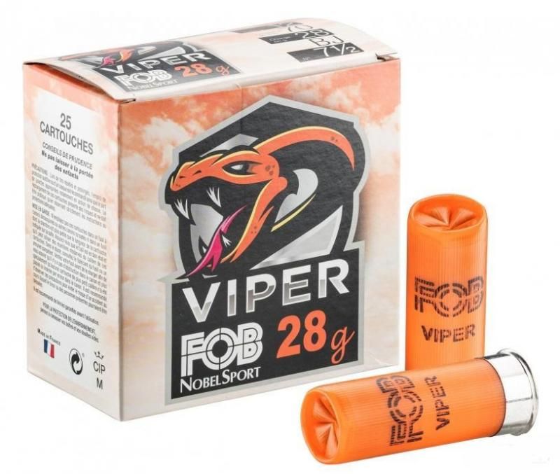 CARTOUCHES CAL12/70 PLOMB 7.5 VIPERFOB