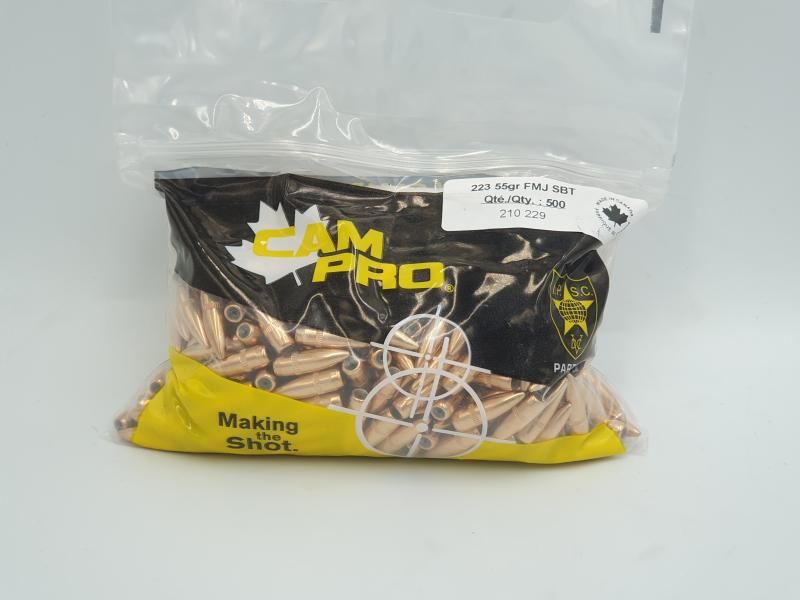 OGIVES 223REM 55GR CAMO X500