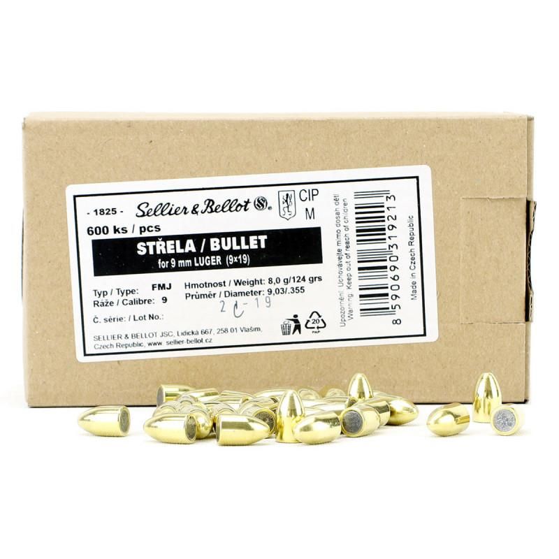 OGIVES SELLIER BELLOT 9MM 124GR